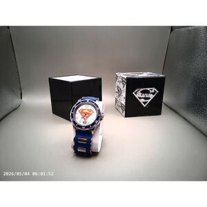 Vintage Accutime DC Superman Analog Watch 43mm